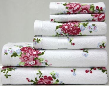 Face Flannels - Floral White/Cream Assorted