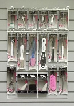 Finesse 18 Hook Footcare Rack 500mm (W) X 650mm (H)