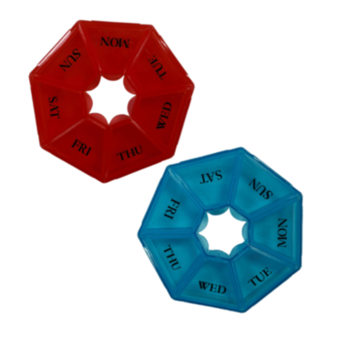 Life Seven Day Circular Pill Box (VP64081)