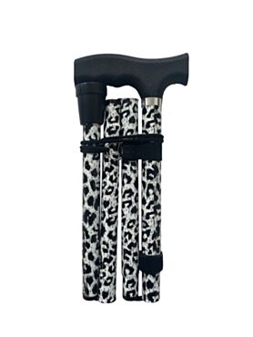 Life Walking Stick - Black Leopard 33-37 Inches