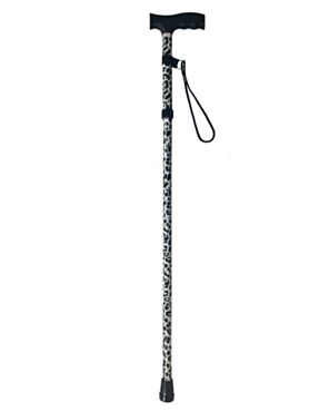 Life Walking Stick - Black Leopard 33-37 Inches