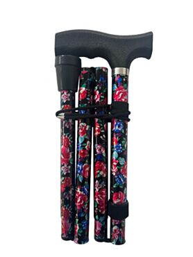 Life Walking - Black Floral 33-37 Inches **BEST-SELLER**