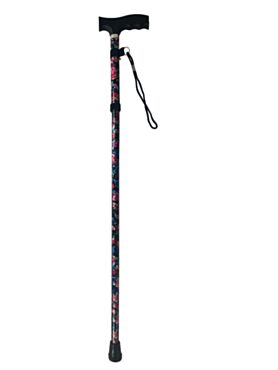 Life Walking - Black Floral 33-37 Inches **BEST-SELLER**