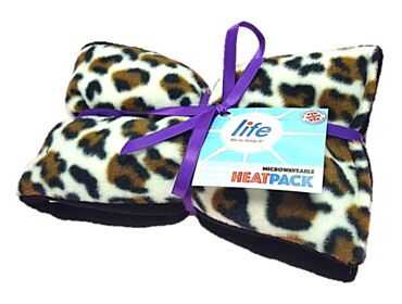 Life Luxury Lavender Heatpack - Leopard