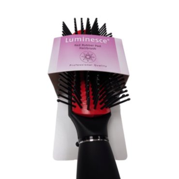 Finesse Red Rubber Pad Hairbrush (WAS F146)