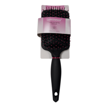 Luminesce Paddle Pink Ball Tip Hairbrush *WAS F147*