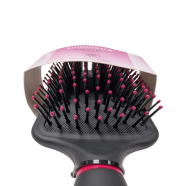 Luminesce Paddle Pink Ball Tip Hairbrush *WAS F147*