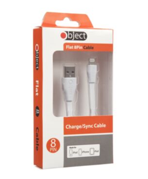 Object Mobile Phone Flat 8 Pin Mfi Cable - Iphone 1M **BEST-SELLER**