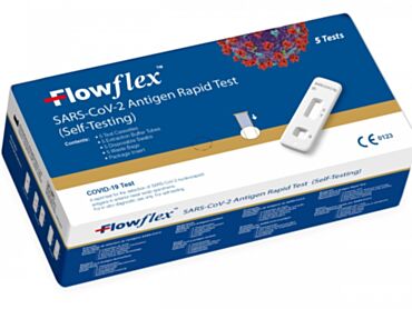 Flowflex Covid Antigen Rapid Test - Pack Of 5 - Expiry Date Sep 26