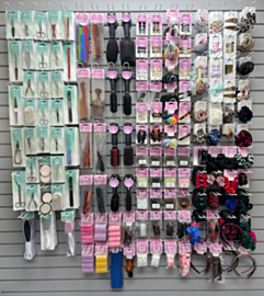 Luminesce Hair & Manicure 4 Panels Slatwall Hanging Display Deal